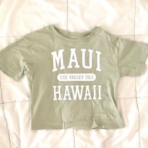 Graphic Crop Top Aesthetic